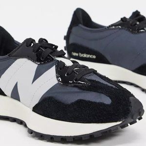 New balance 327 women's 6.5 black and grey